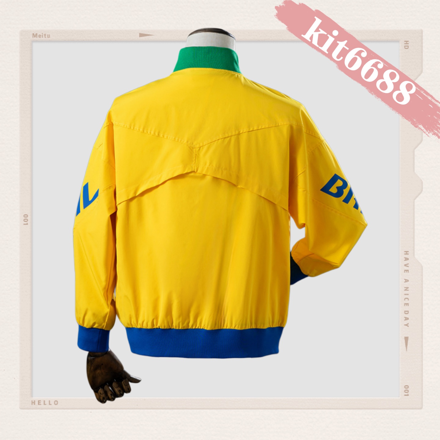 Brazil Centauro Sportswear Windbreaker Jacket Coat