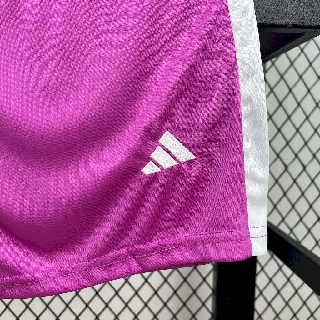 2025/2026 Real Madrid Purple Goalkeeper Football Kids Kit socks