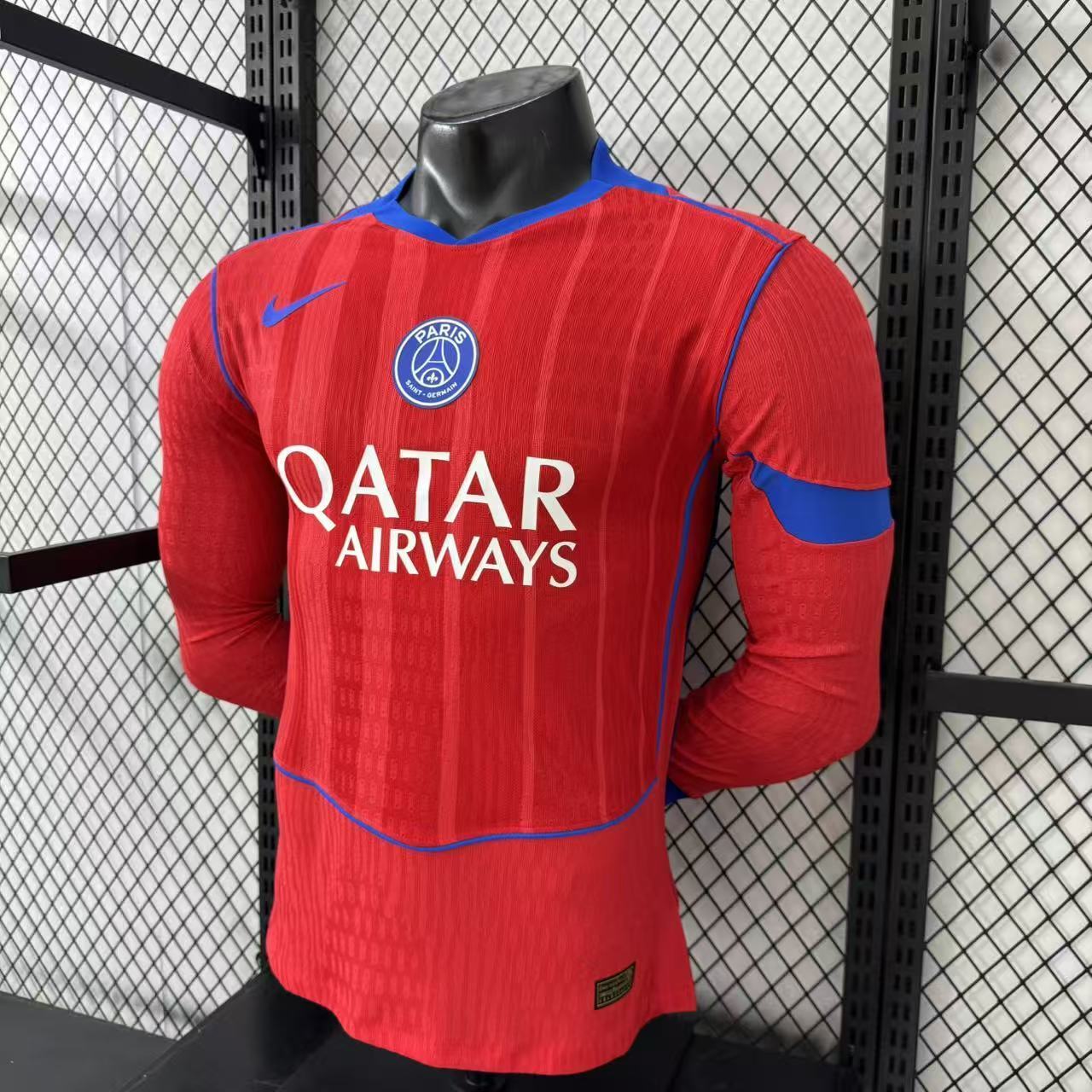 Paris Saint-Germain 2025/2026 Third Long sleeves Football Shirt (Player Edition)