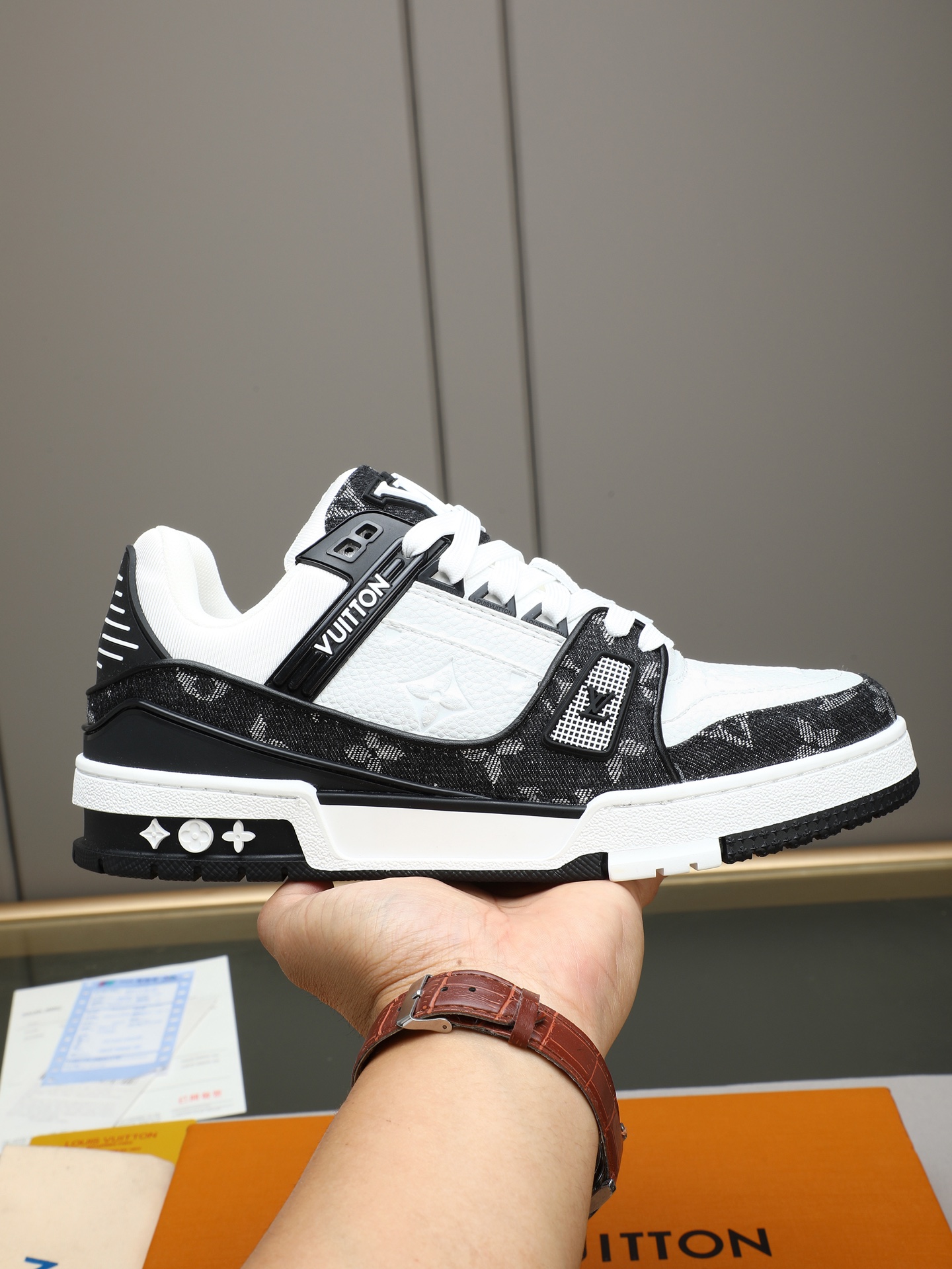 LV Louis vuitton Trainer Sneaker Low Virgil Abloh Monogram