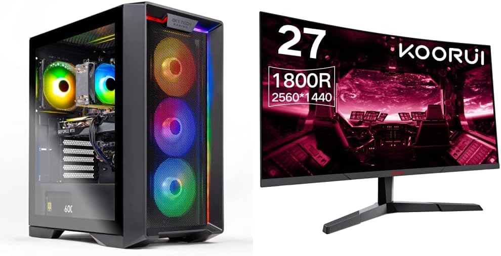 Skytech Archangel Gaming Computer PC Desktop &ndash; Ryzen 5 3600 3.6GHz, GTX 1660 Super 6G, 500GB SSD, 16GB DDR4 3200MHz, RGB Fans, Windows 11 Home 64-bit, 802.11AC Wi-Fi