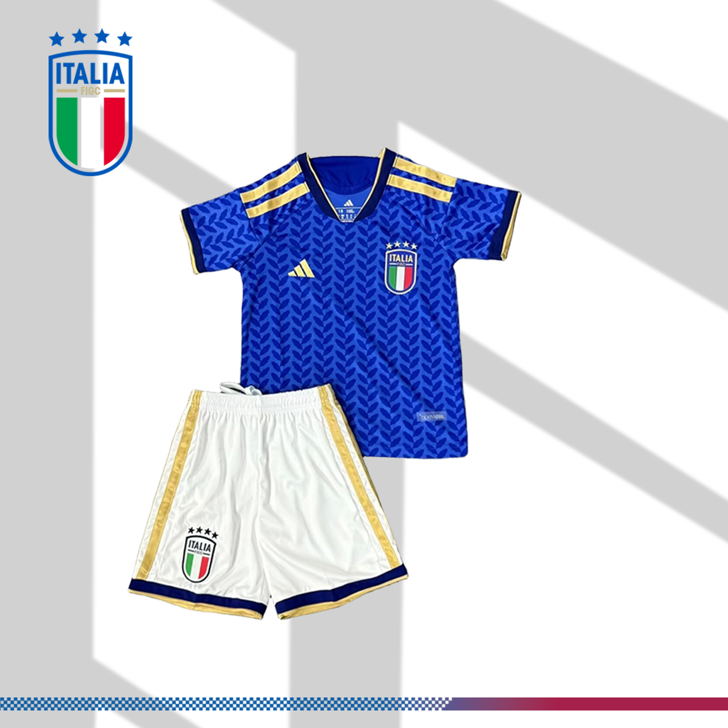2026 Italy Home Football Shirt (Kids Kit socks)