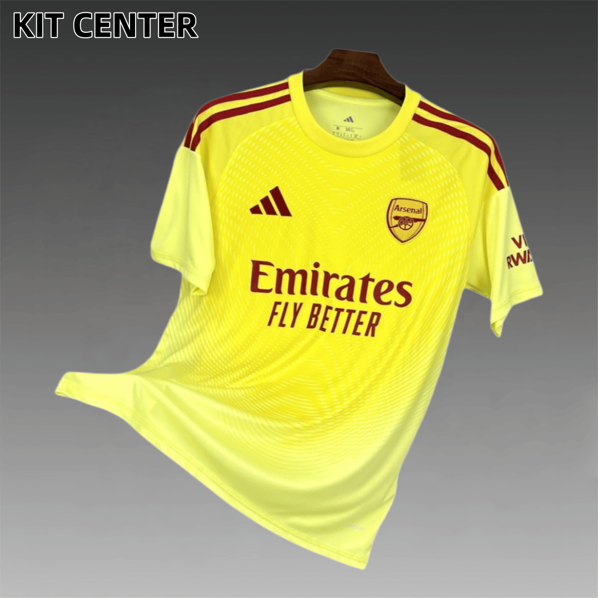 2025/2026 Arsenal Yellow Goalkeeper Football Shirt (Fans)