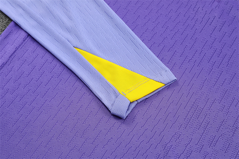 2025/2026Atletico Madrid Purple Adult Half Zip Training Suit (Adult Kit)