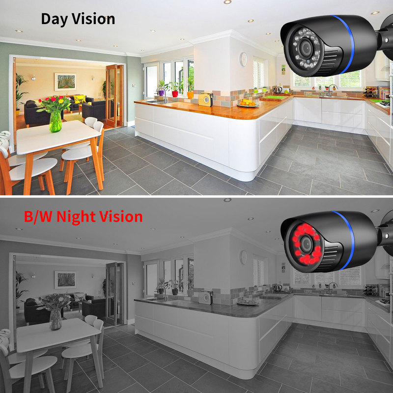 Gadinan AHD High Definition Infrared Night Vision Camera 1080P Motion Detection Plastic 5MP CCTV Video Surveillance