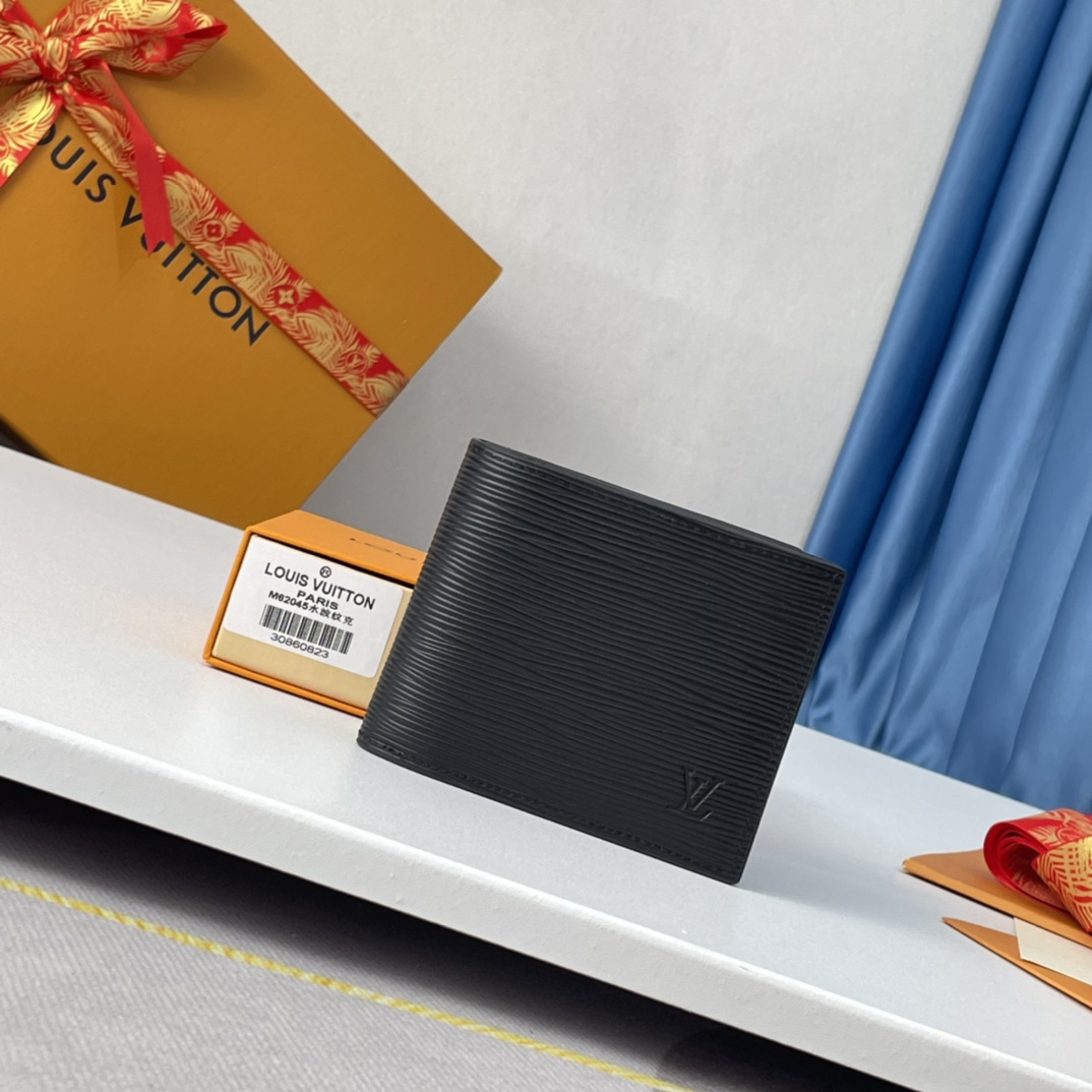 LV black wallet