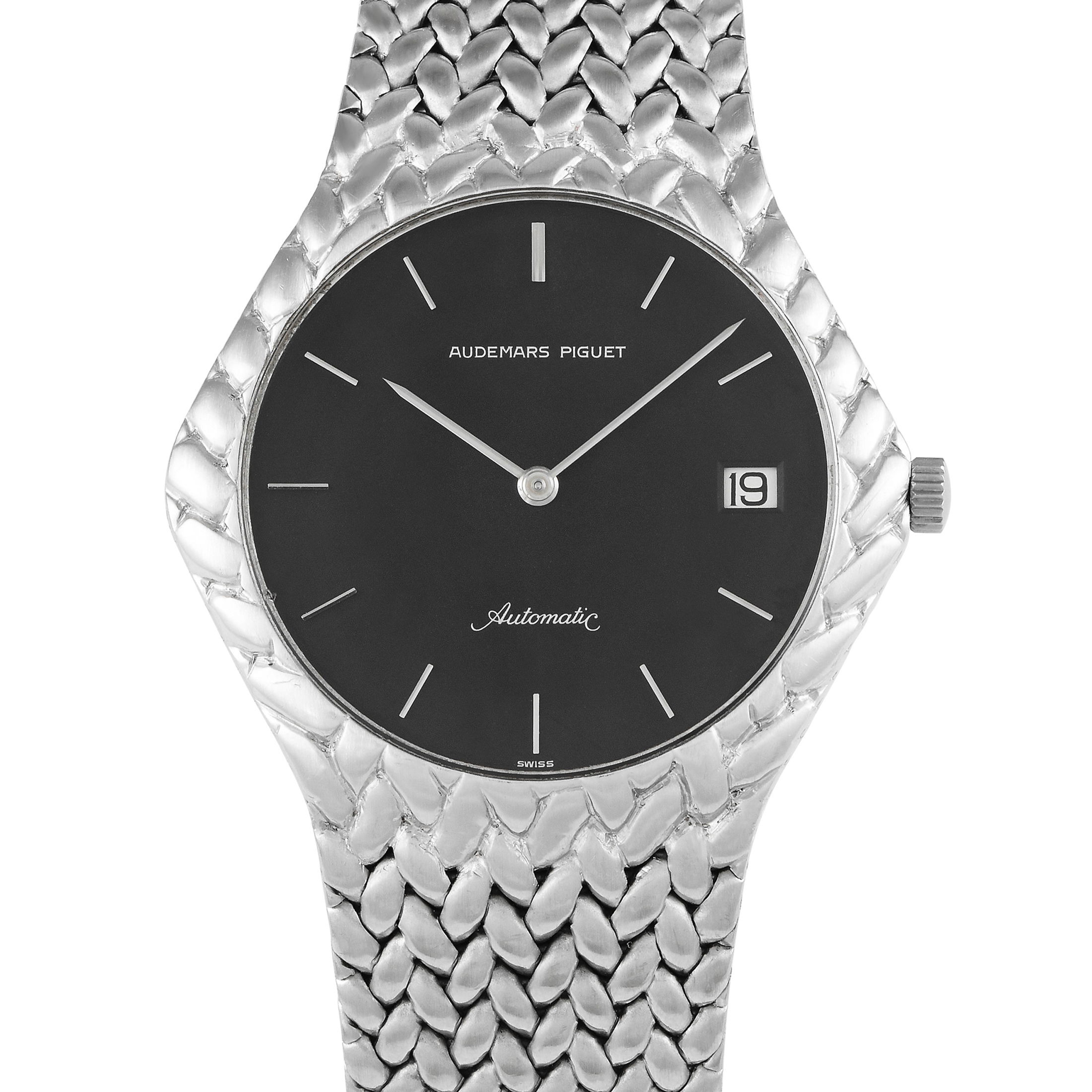 Audemars PiguetCobra Jumbo 18K White Gold Watch BC5447G341