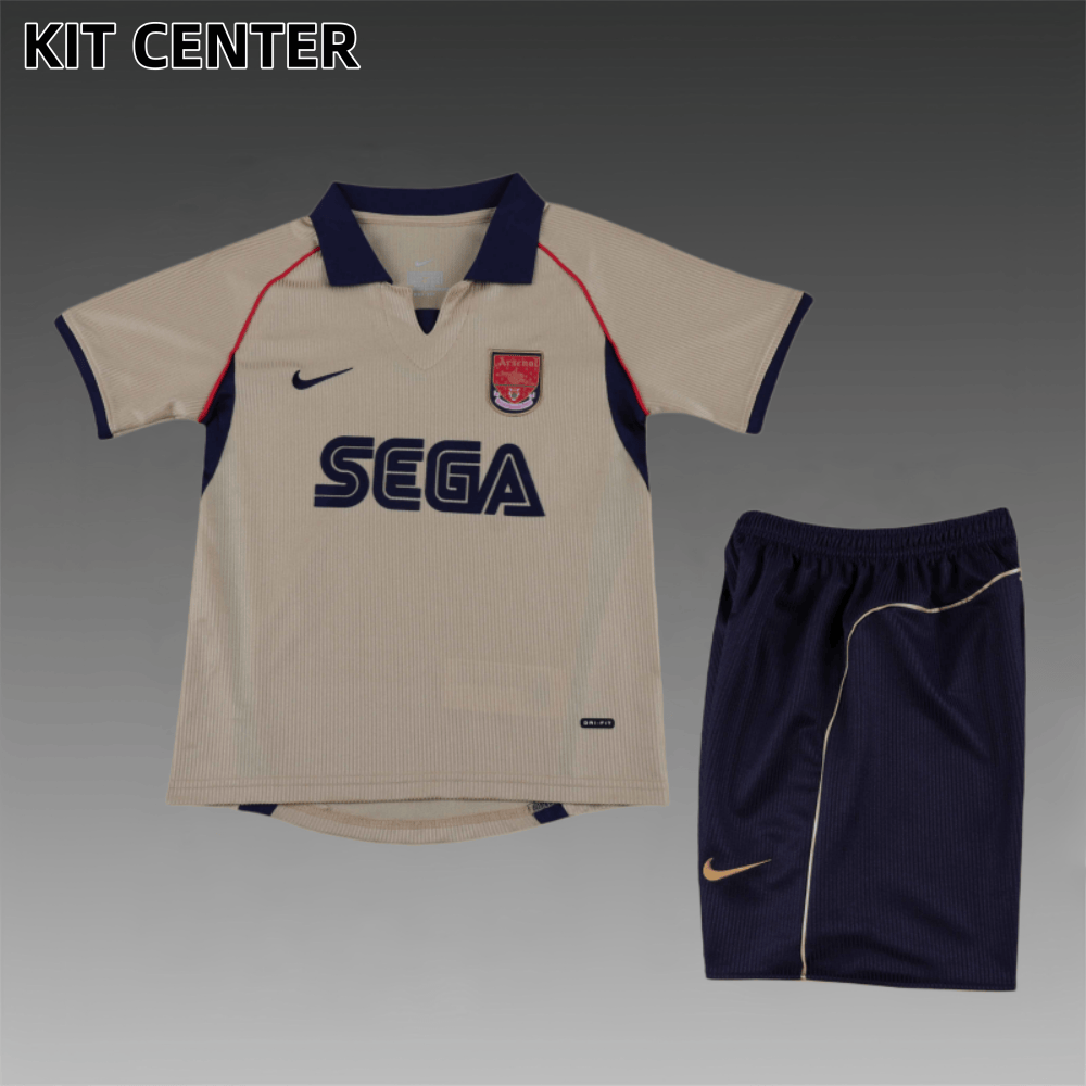 01/02 Arsenal away Retro Football Shirt (Kids Kit)