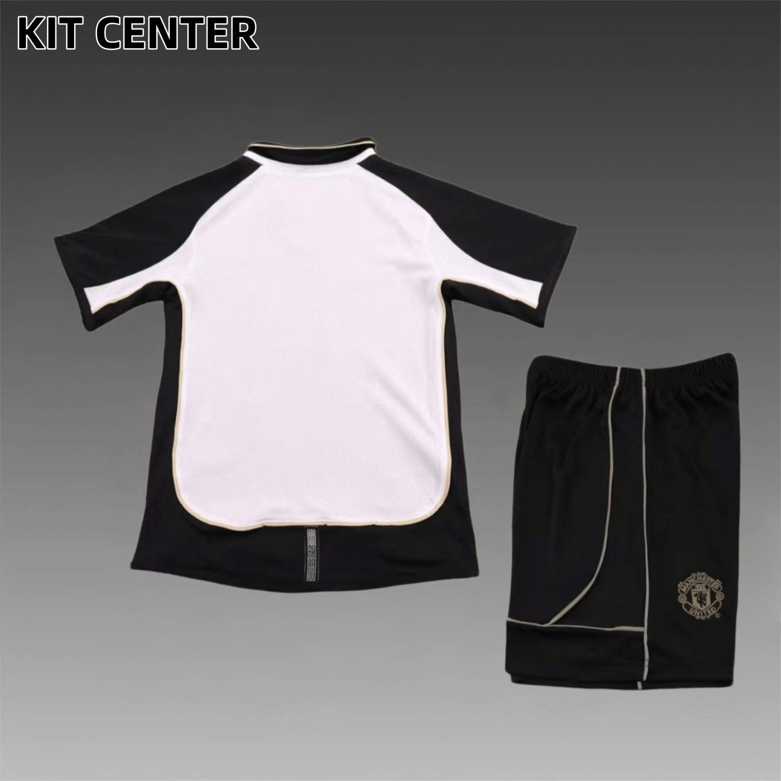 01/02 Manchester United Commemorative Edition Retro Football Soccer Kids Kit