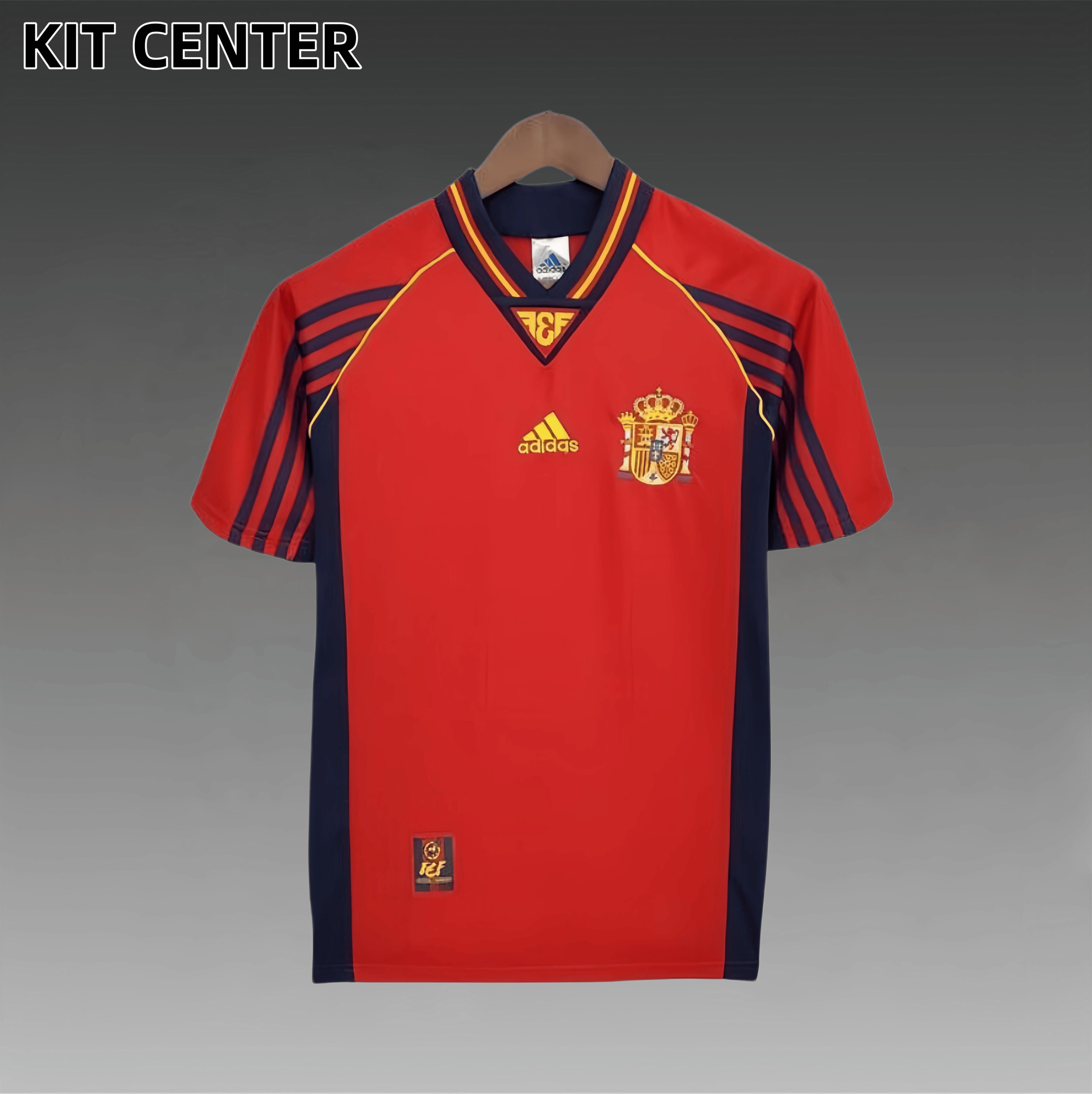 1998 Spain home Retro Football Shirt