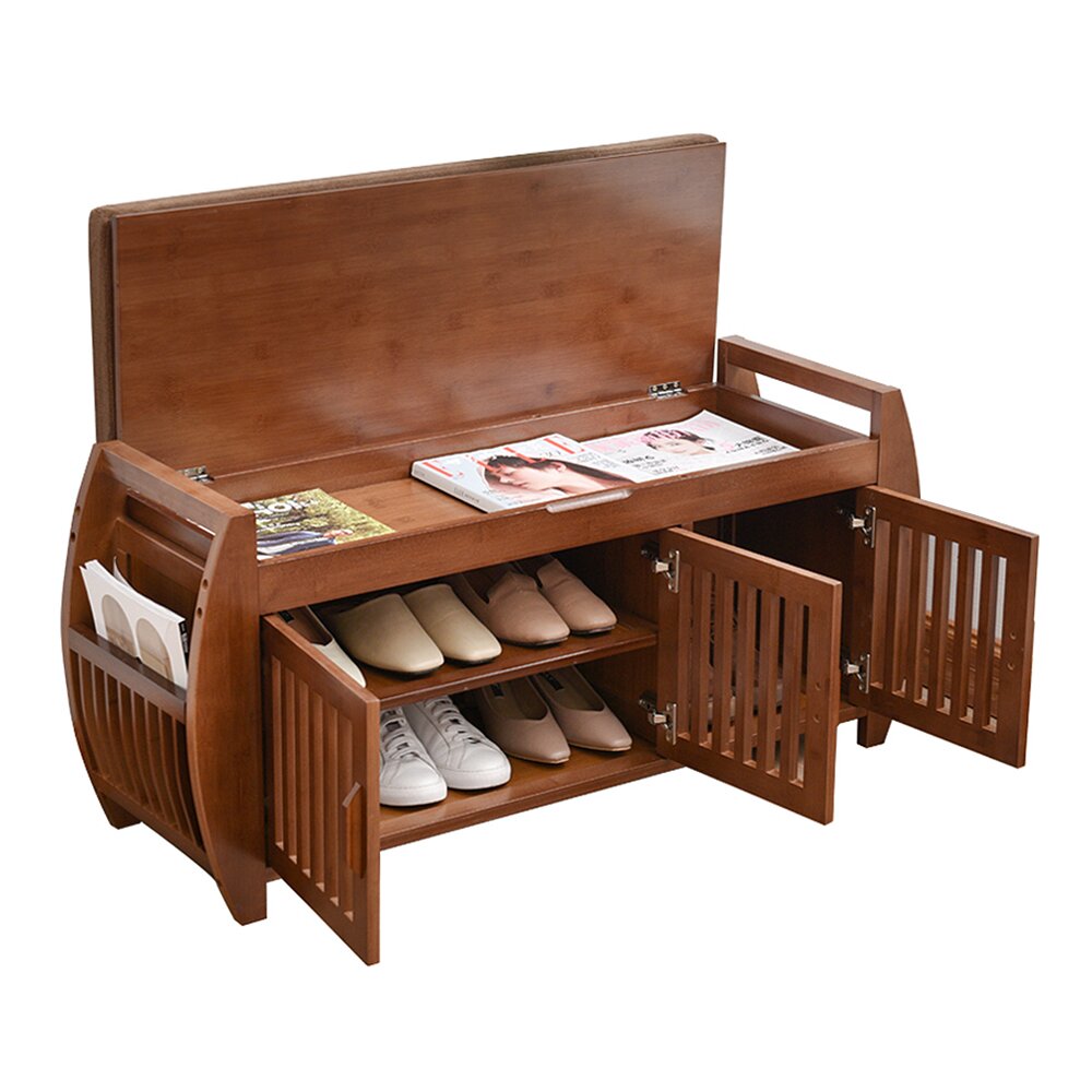 10 Pair Shoe Storage Bench