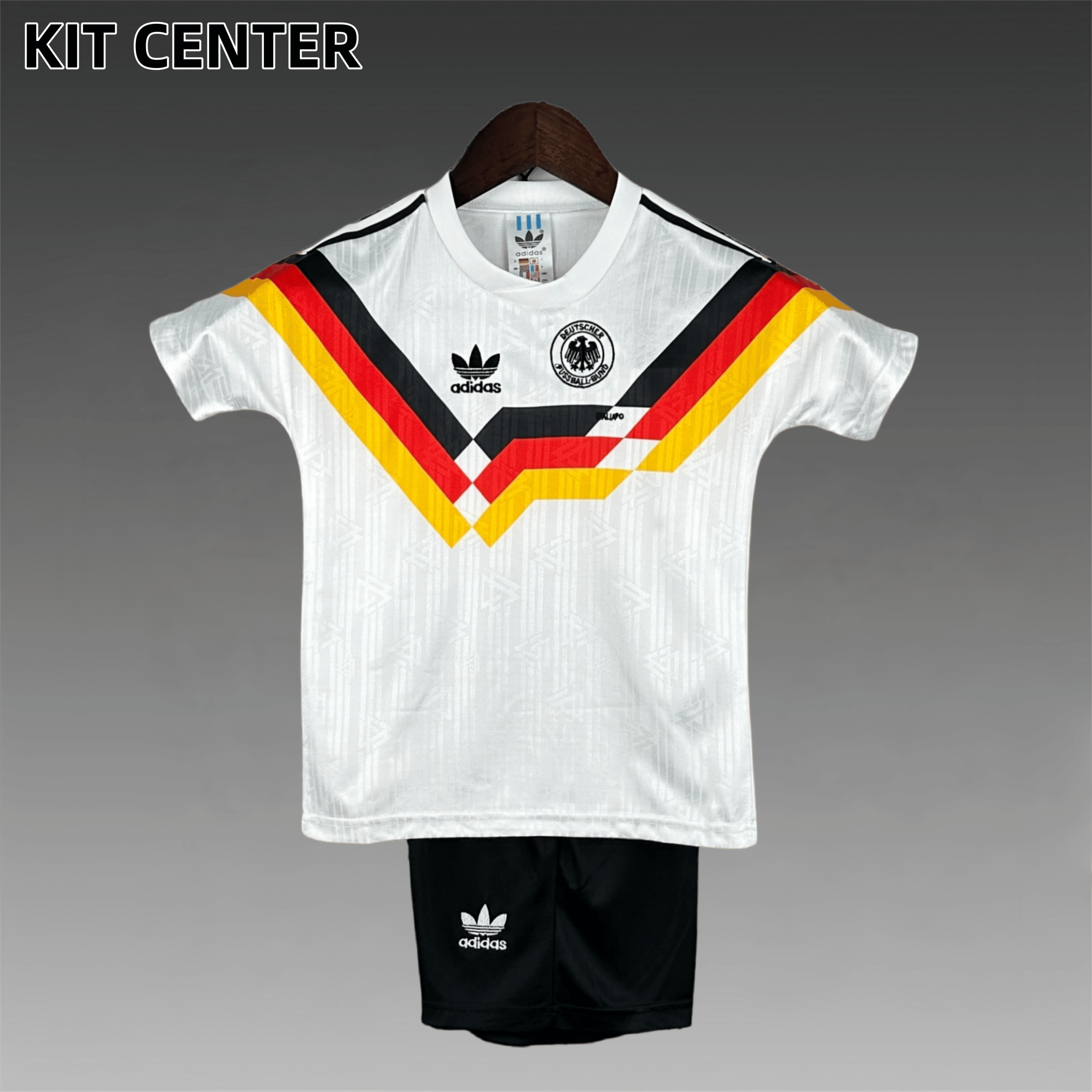 1990 Germany home Retro Football Shirt ( Kids Kit )