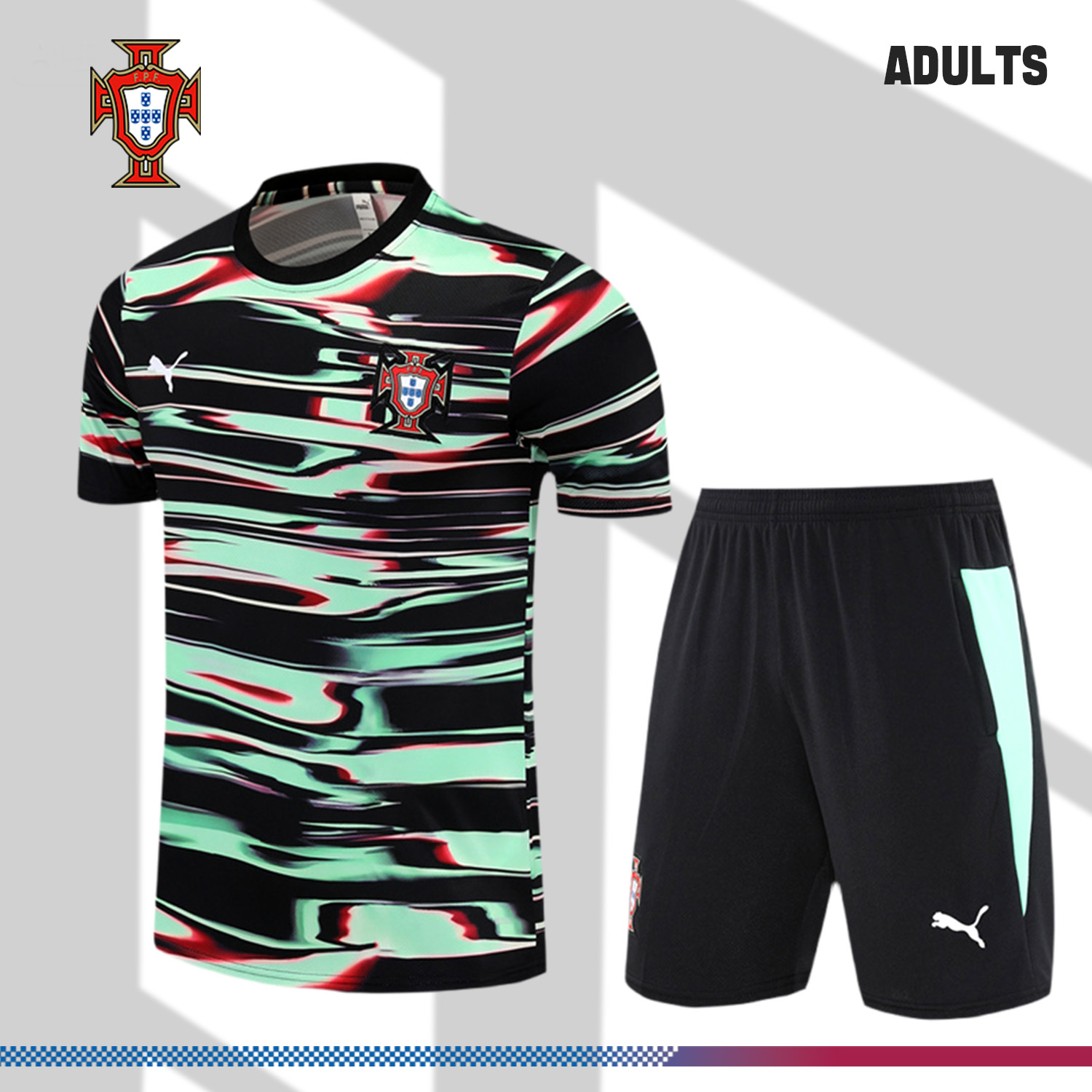 2025/2026 Portugal Adult Short Sleeve Training Suit (Adult Kit)