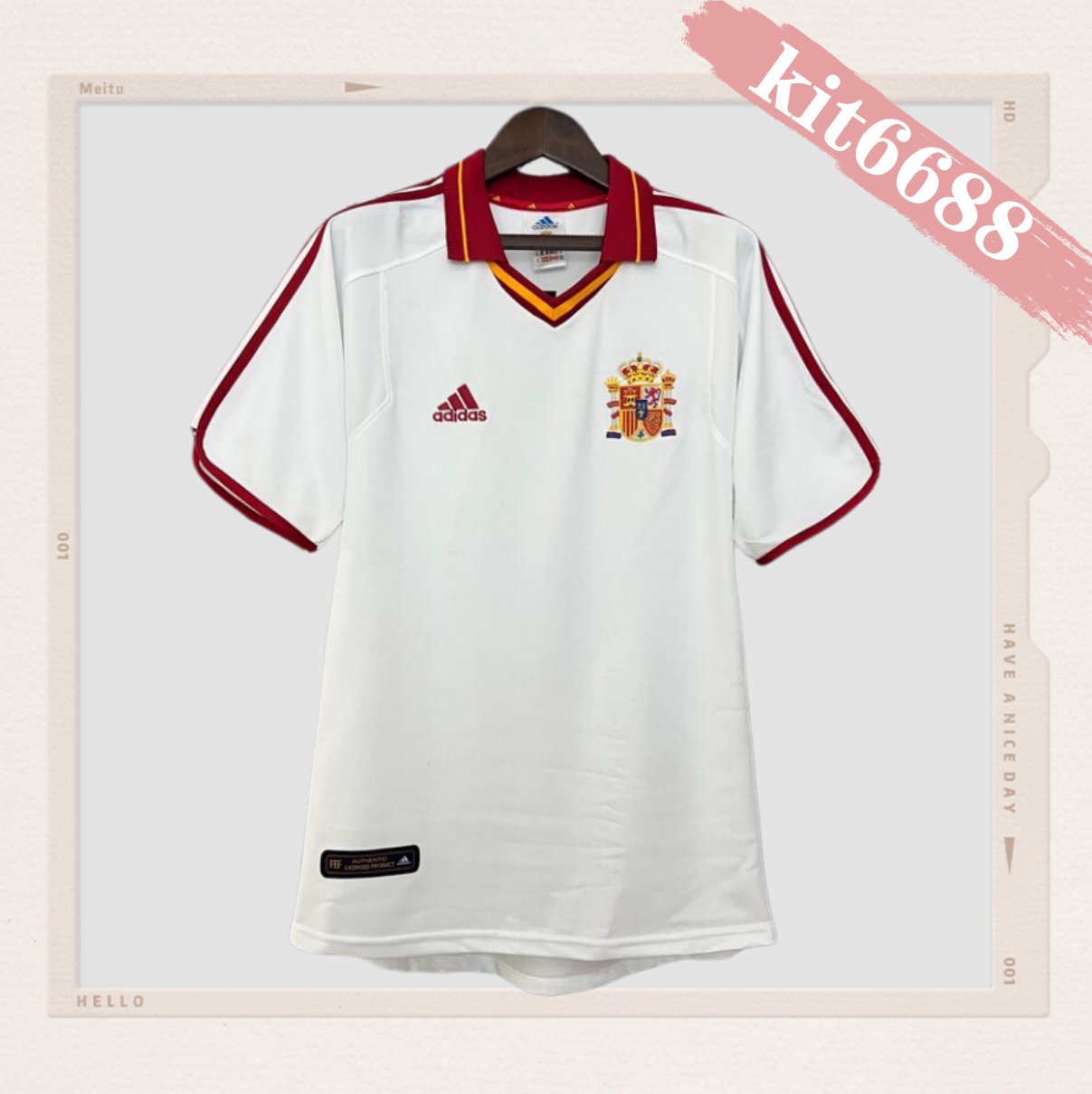 2000 Spain Away Retro Football Shirt