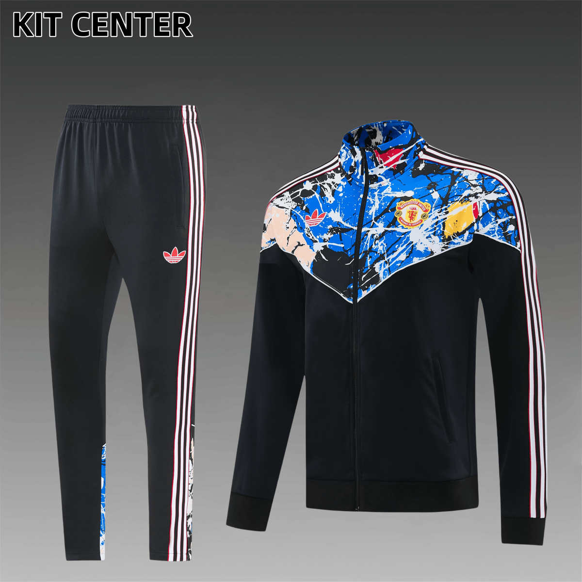 26/27 Manchester United Full Zipper Training Suit (Adult Set)