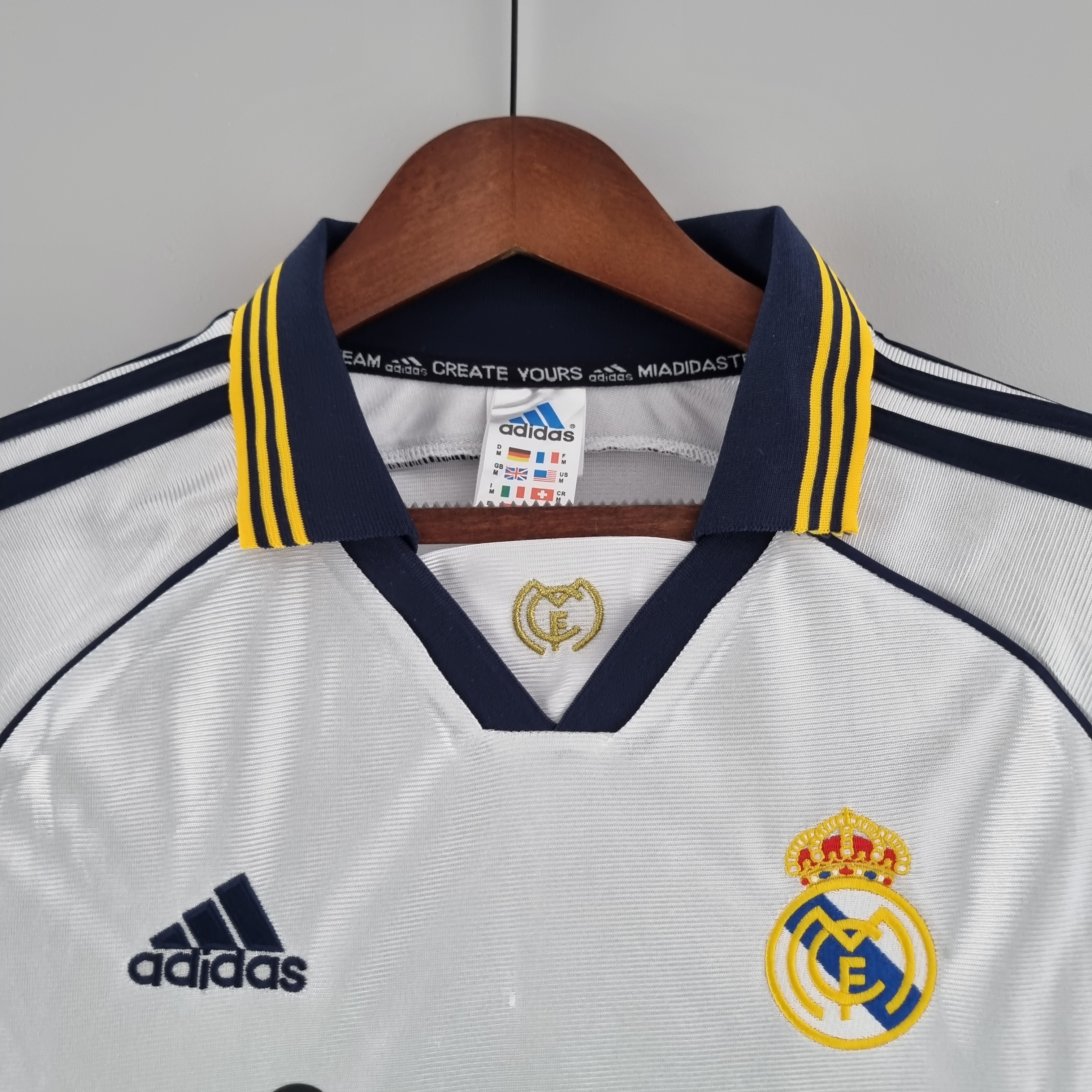1998/2000 Real Madrid Home Retro Football Shirt