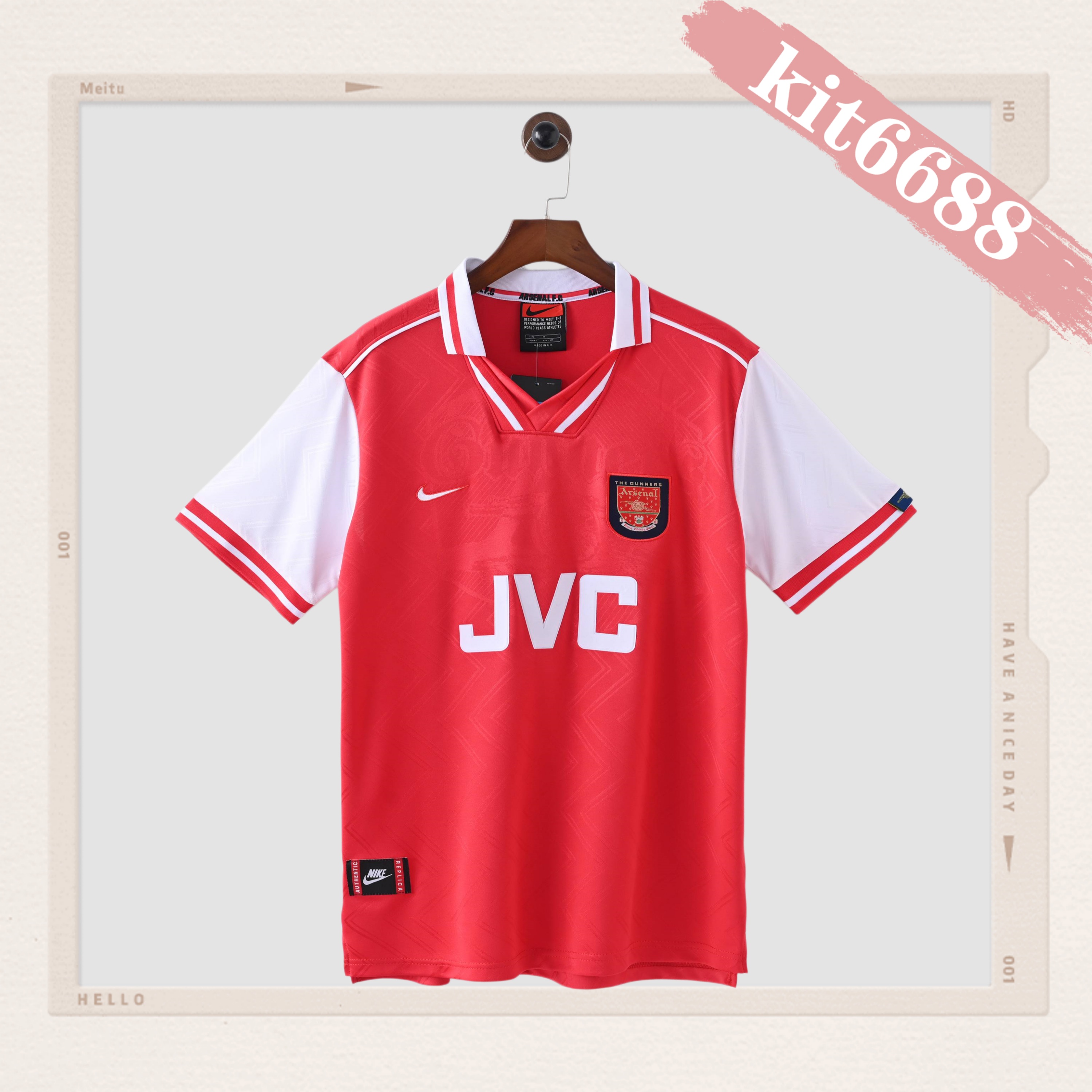 1996/1997 Arsenal Vintage Home Football Shirt