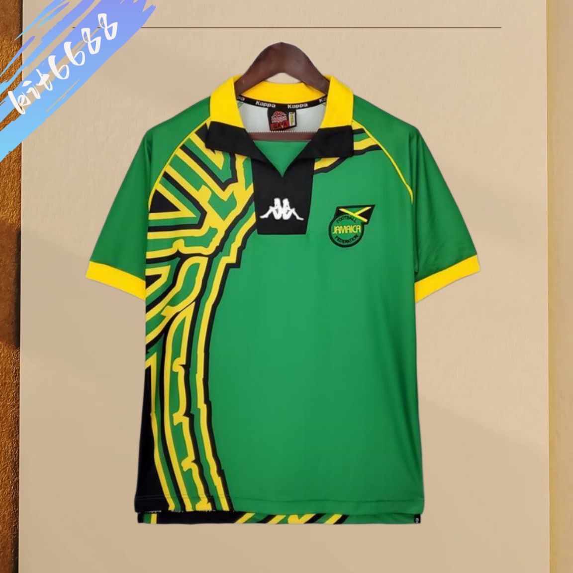 1998 Jamaica away Retro Football Shirt