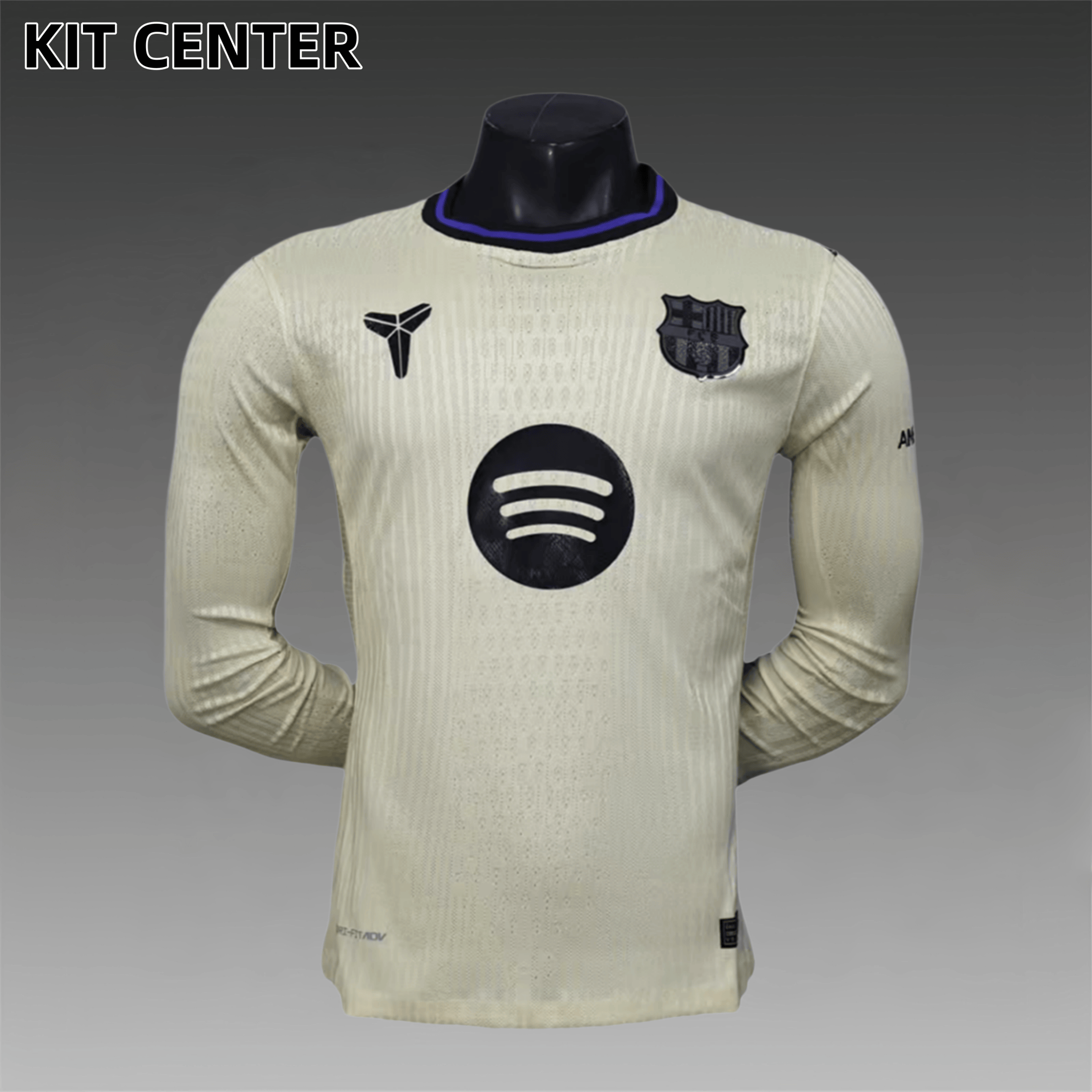 2025/2026 Barcelona Away Long Sleeve Football Jersey (Player)