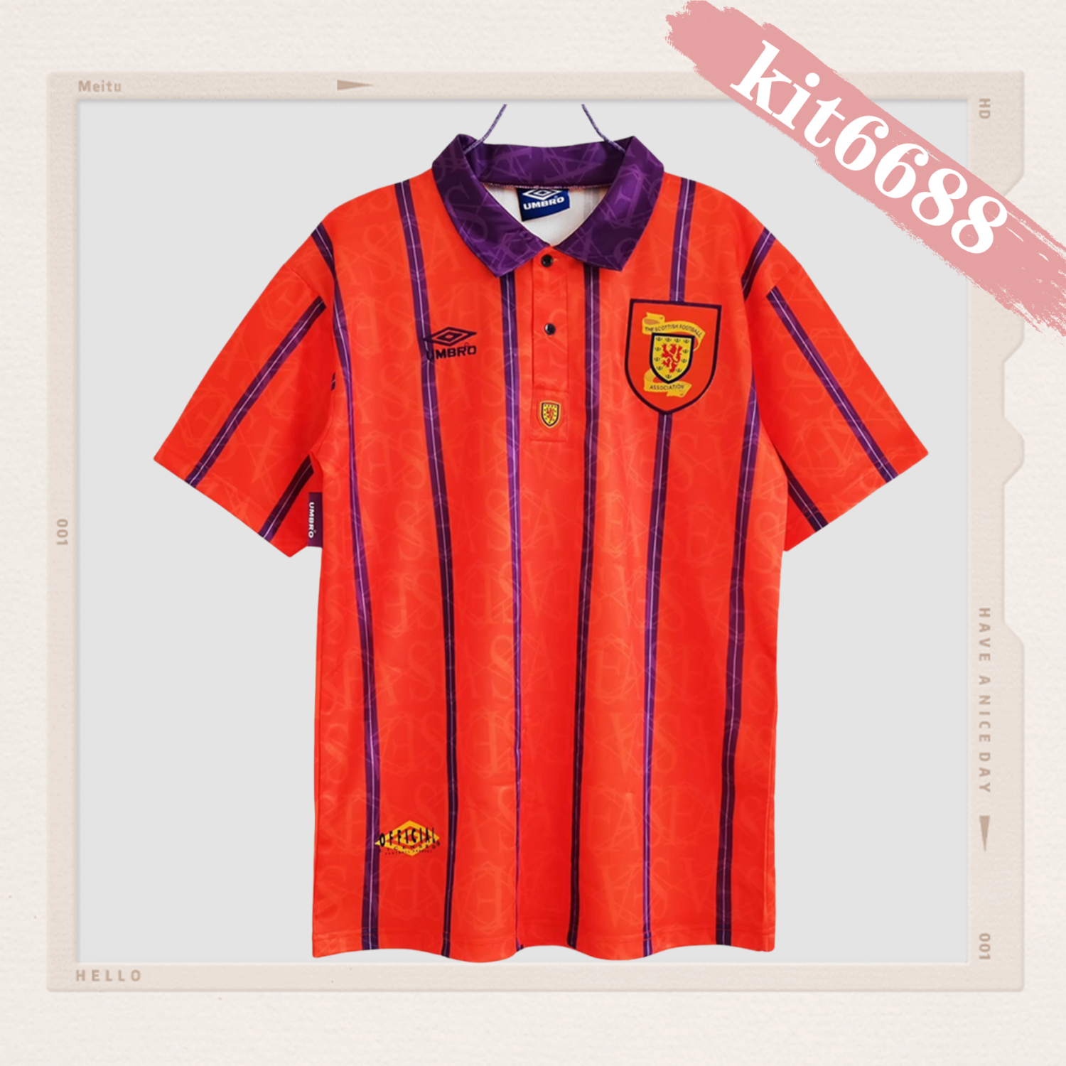 1994 Scotland away football shirt（Retro）