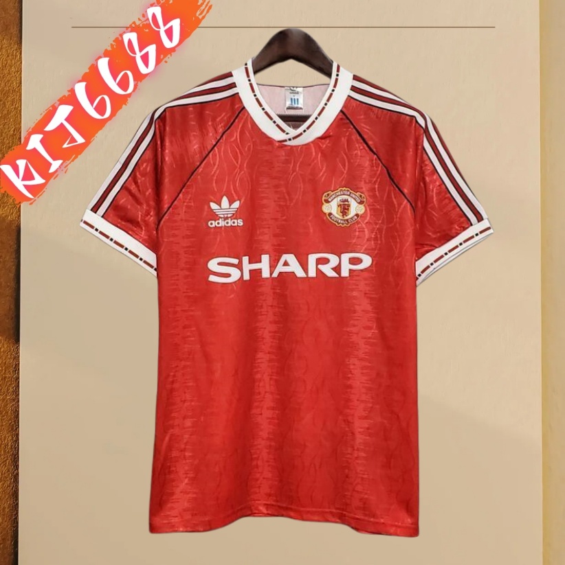 90/92 Manchester United home retro football jersey