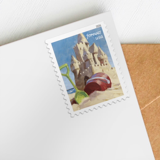 A Day at the Beach Stamps