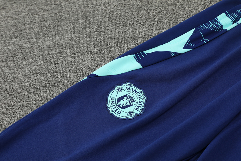 24/25 Manchester United Hu Lan seHalf Zip Training Kit (Adult Kids Kit)