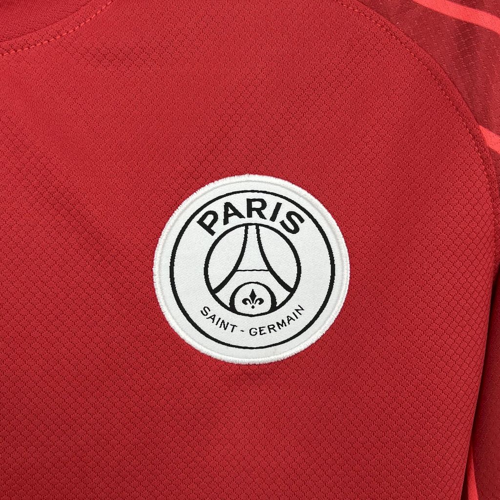 2025/2026 Paris Saint-Germain Red Goalkeeper Football Jersey (Fan Edition)