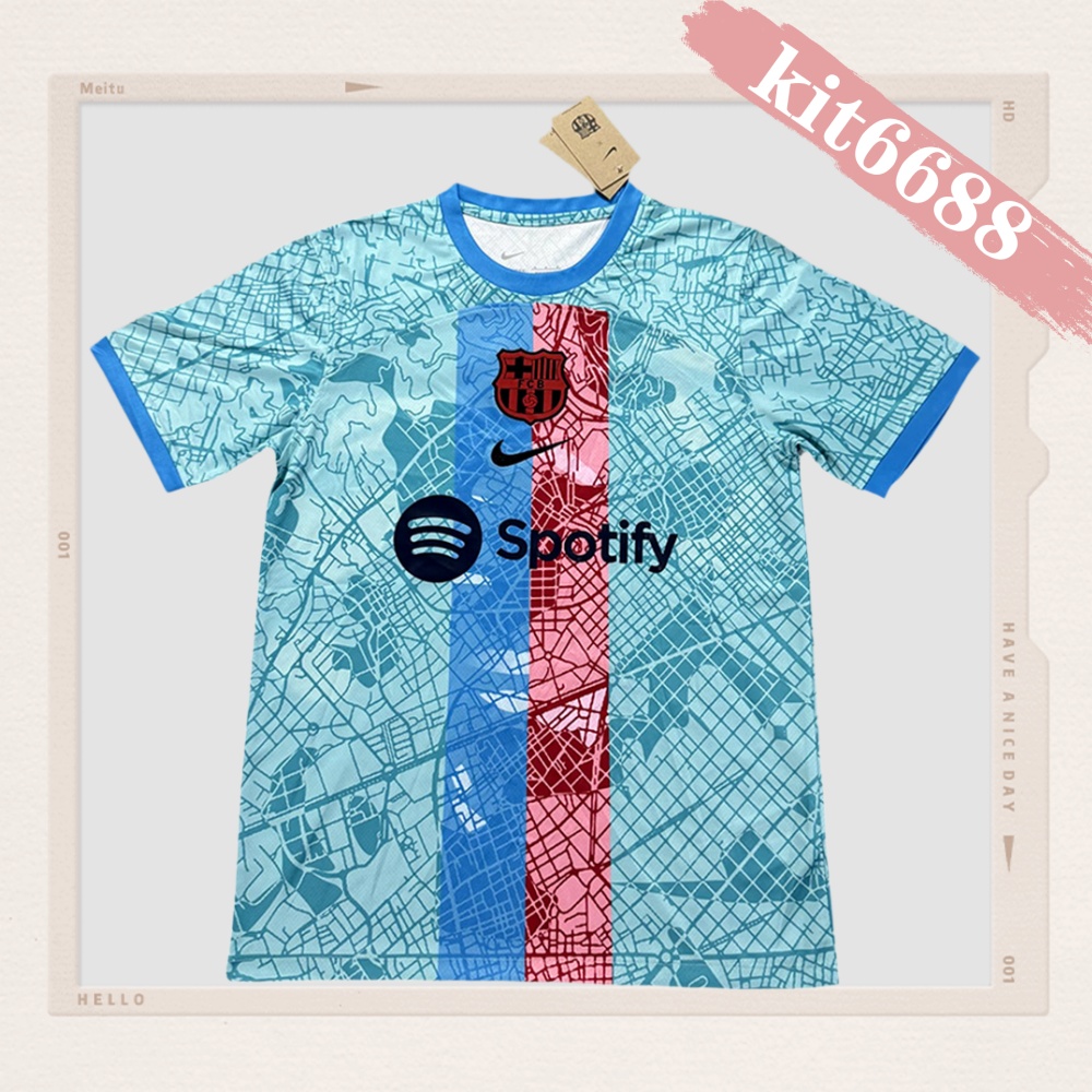 2025/2026 Barcelona Pre-competition Training Football Shirt (Fan Edition)