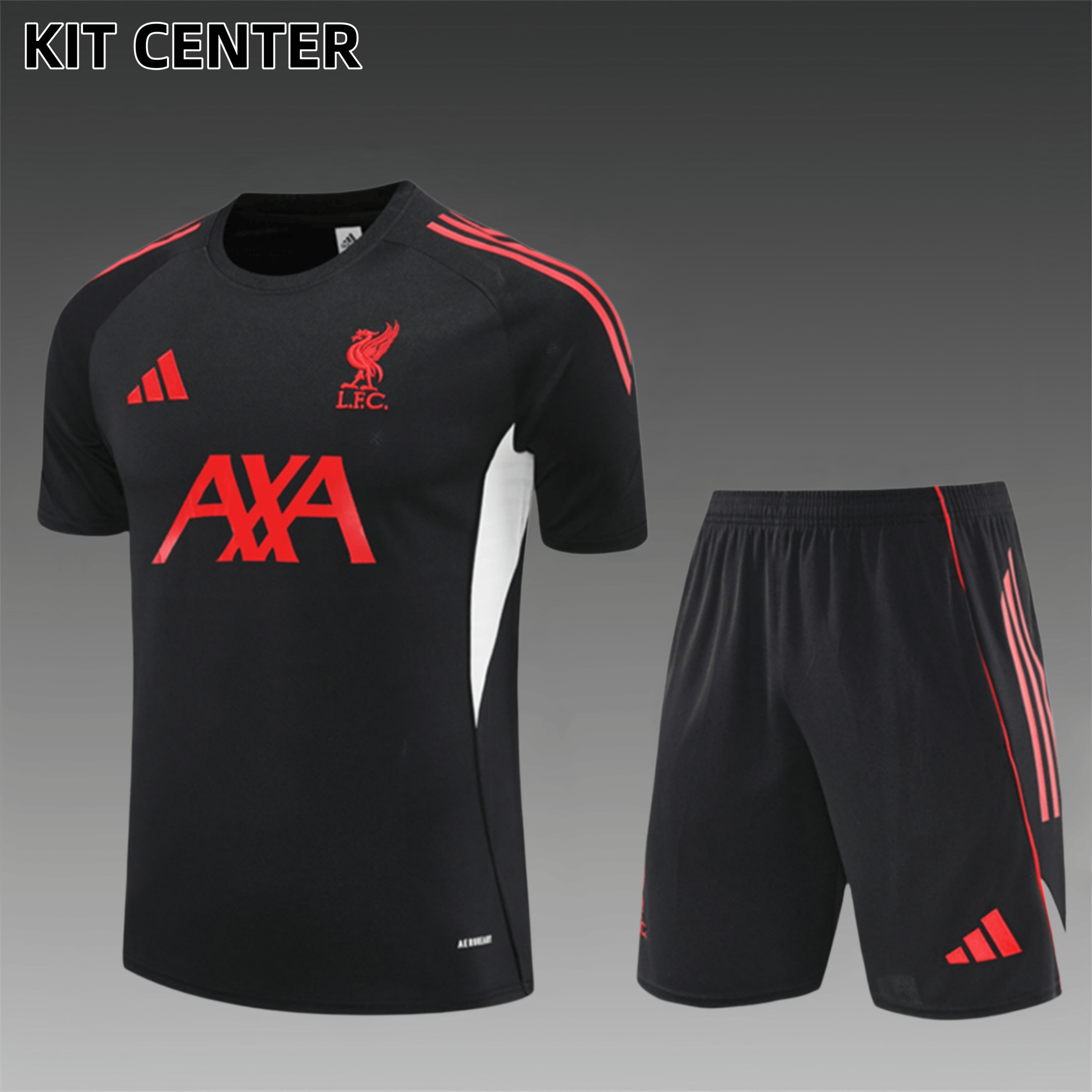 2025/2026 Liverpool Black Adult Short Sleeve Training Wear (Adult Kit)