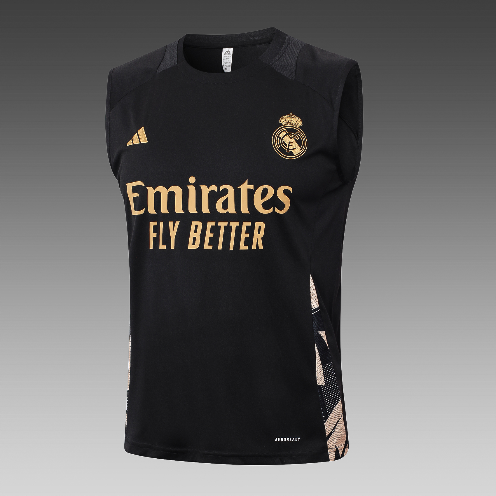 2024/2025 Real Madrid black adult vest training suit (Adult Kit)
