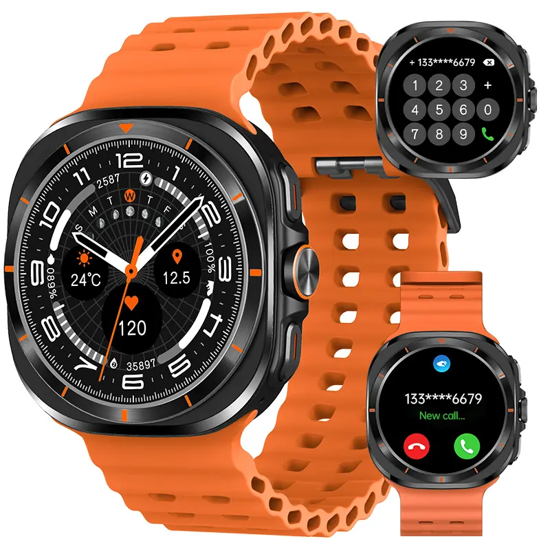 X15M Round Smart Watch for Men, Bluetooth Call Fitness Smartwatch, IP67 Waterproof, Sleep Monitor, Multi Sport Modes, Message Reminder, GPS Activity Tracker for Android iOS