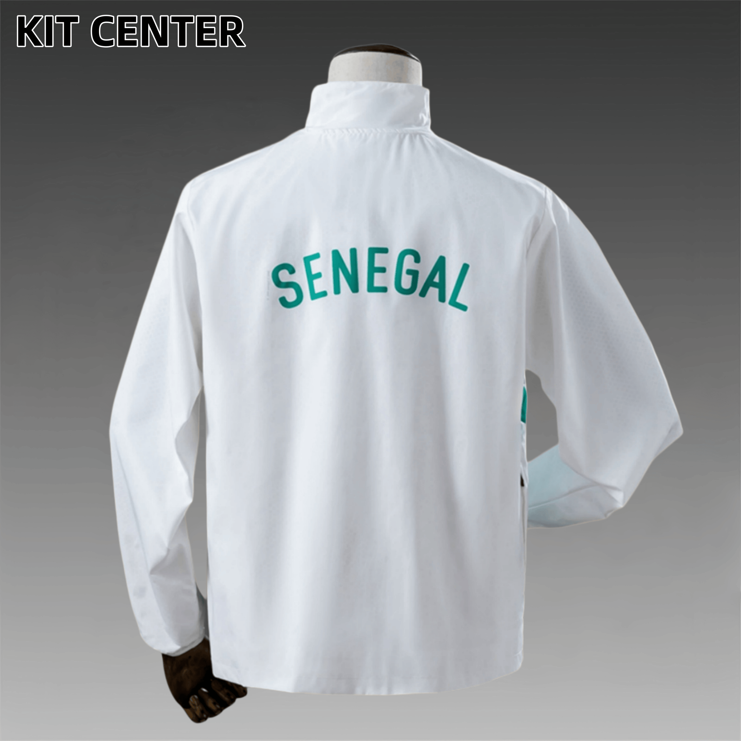 2026 Senegal White waterproof windbreaker