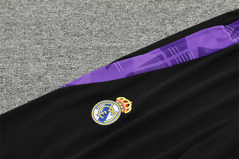 2024/2025 Real Madrid Purple Adult Half Zip Training Kit (Adult Kit)