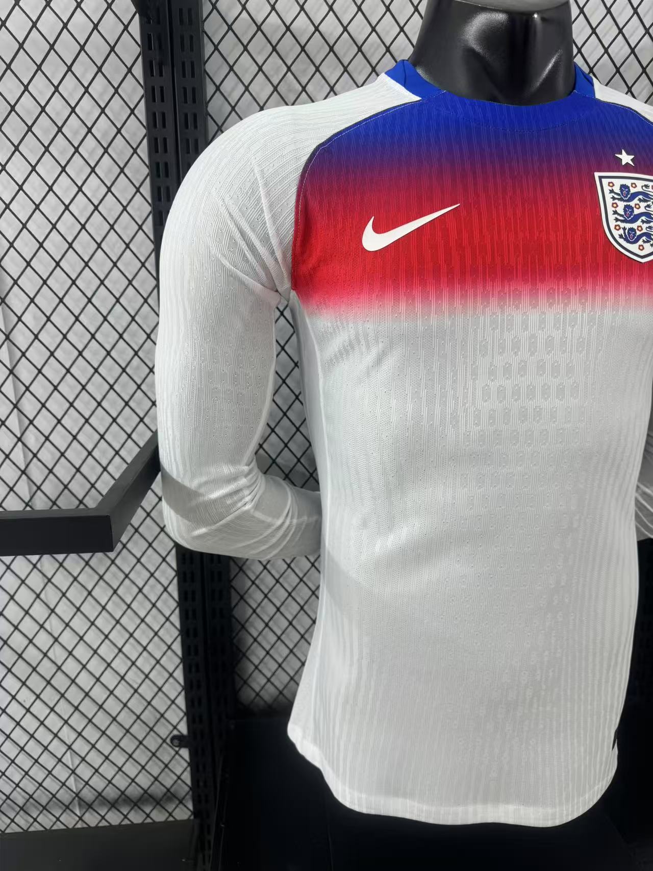 2025/2026 England Home Long Sleeve Football Jersey (Players)