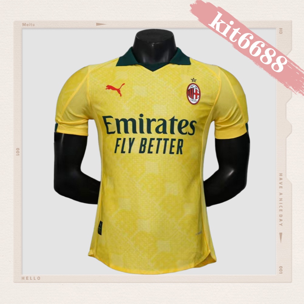 2025/2026 AC Milan Second Away Football Shirt (Player Edition)