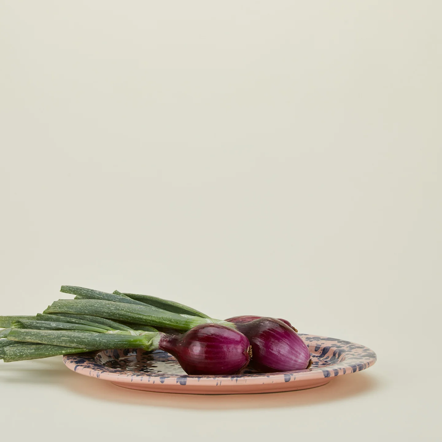 Splatter Oval Platter - Pink/Blue