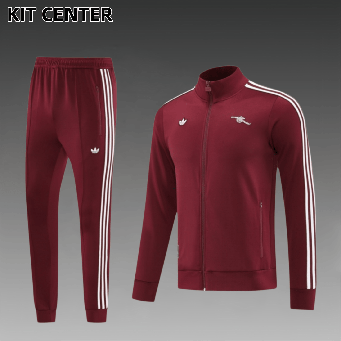 25/26 Arsenal Full Zipper Training Suit (Adult Set)
