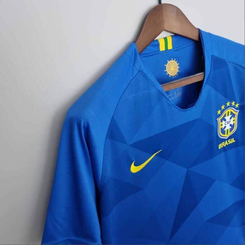 2018 Brazil away Retro Football Shirt