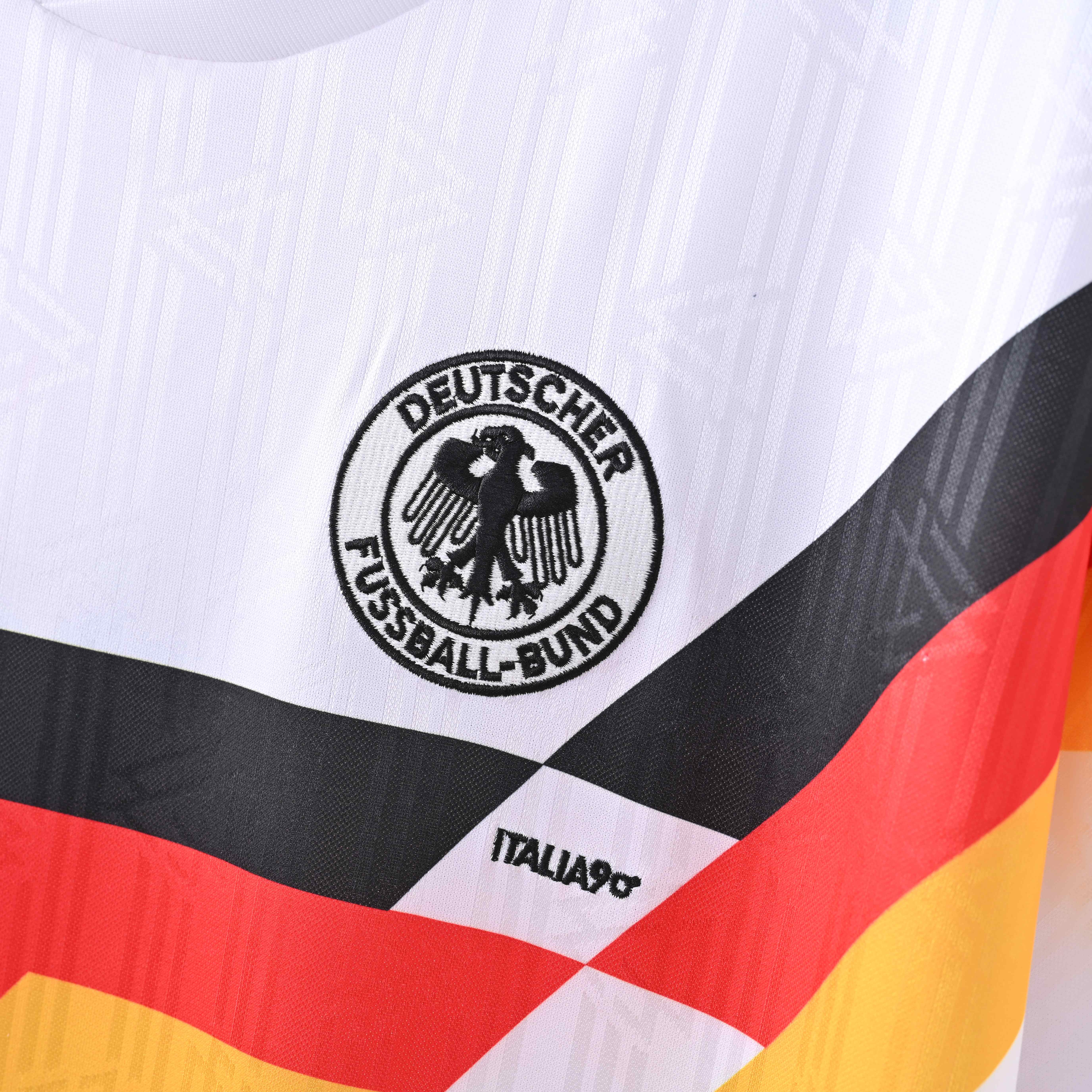 1990 Germany Home Retro Football Shirt