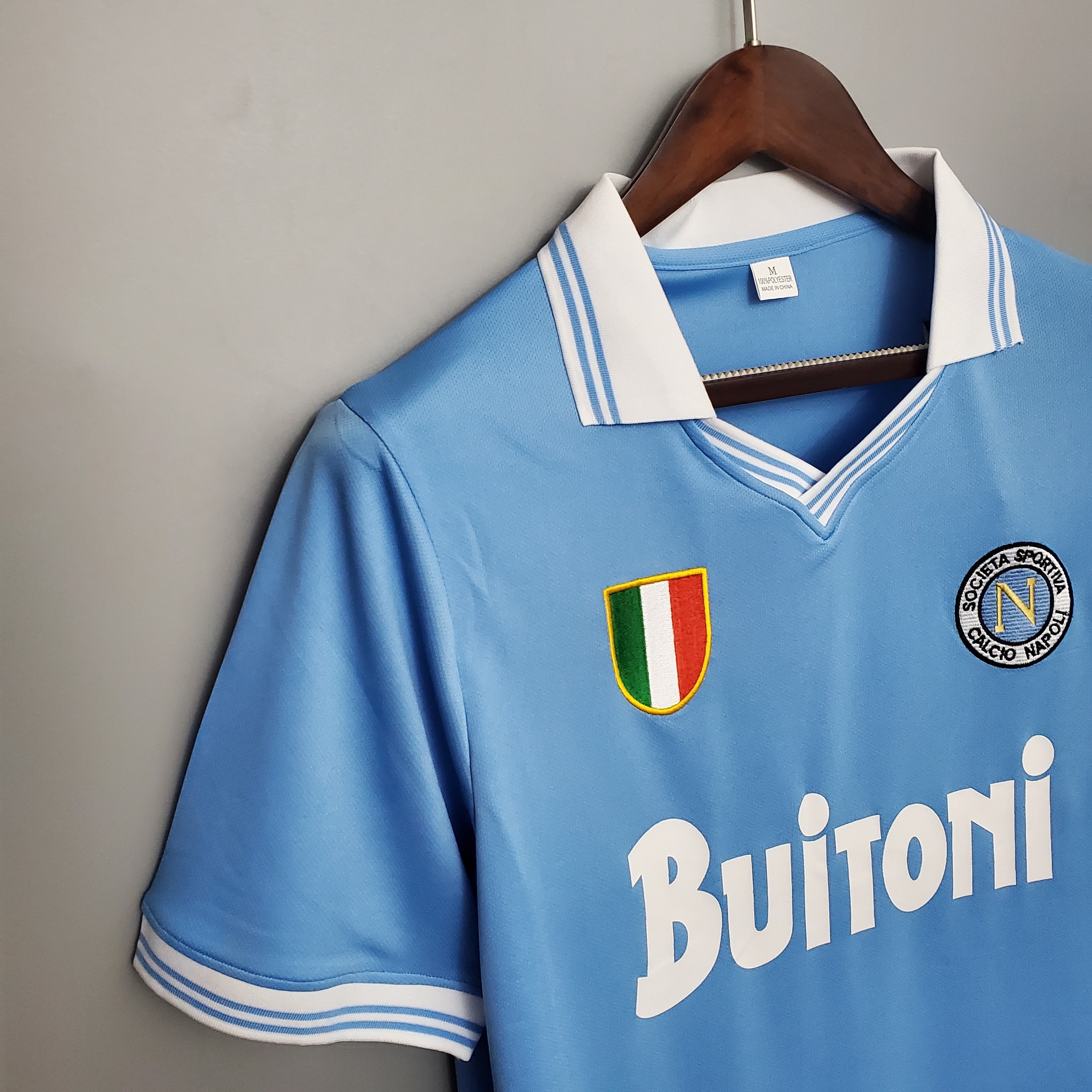 1986/1987 Napoli Retro Home Football Shirt