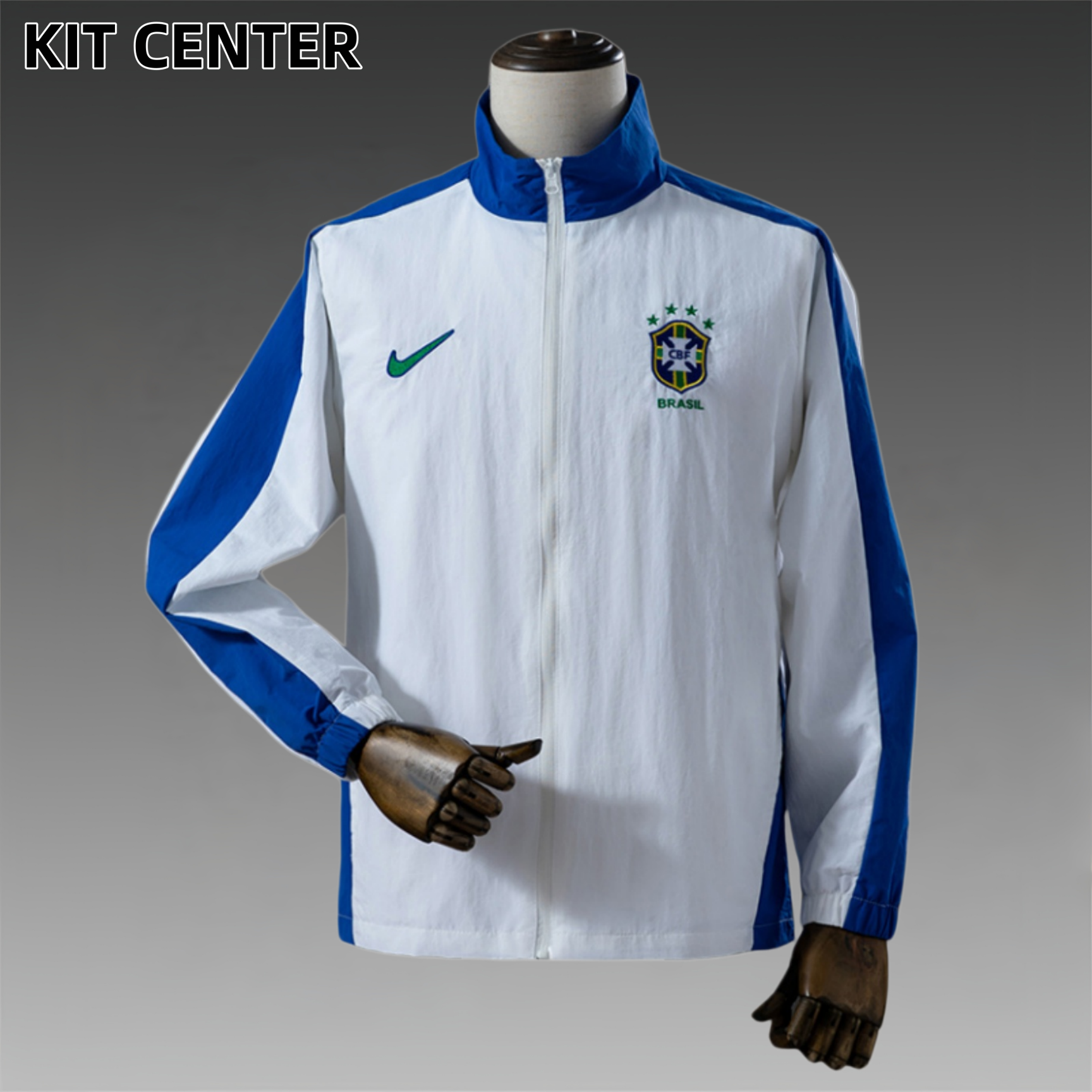 1998 Brazil White Windbreaker