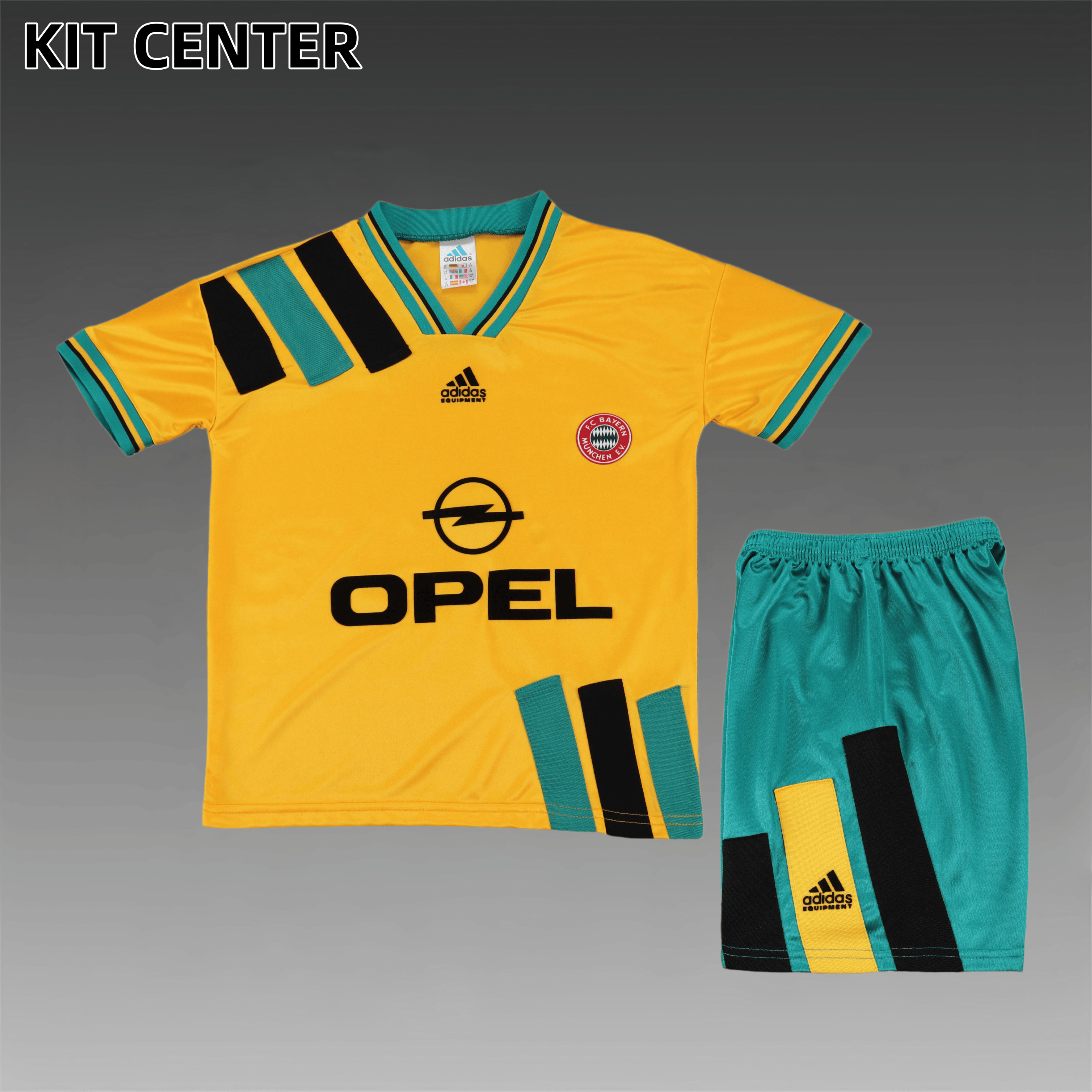 93/95 Bayern Munich Away  Retro Football Shirt ( Kids Kit )