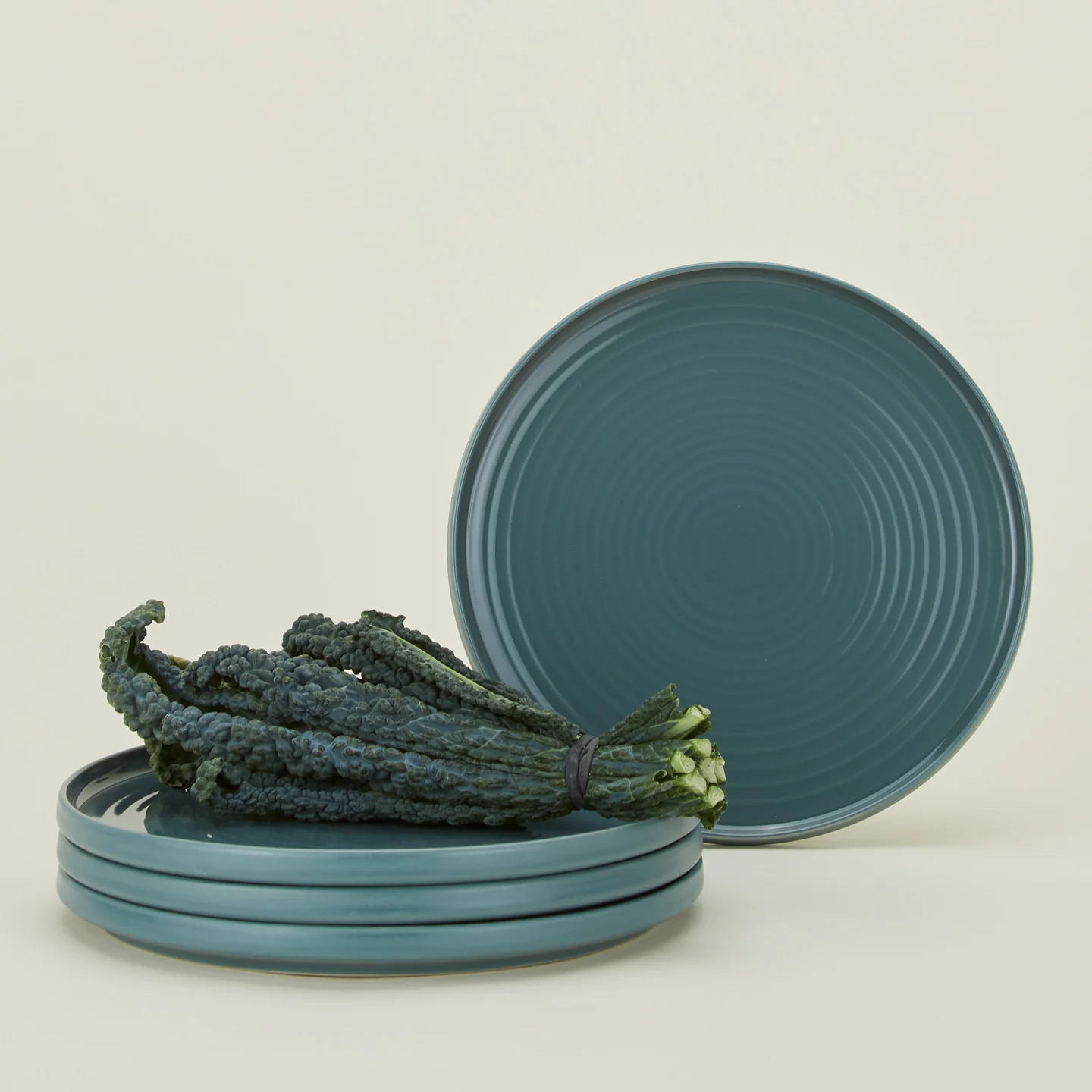 Essential Dinner Plate, Set of 4 - Peacock