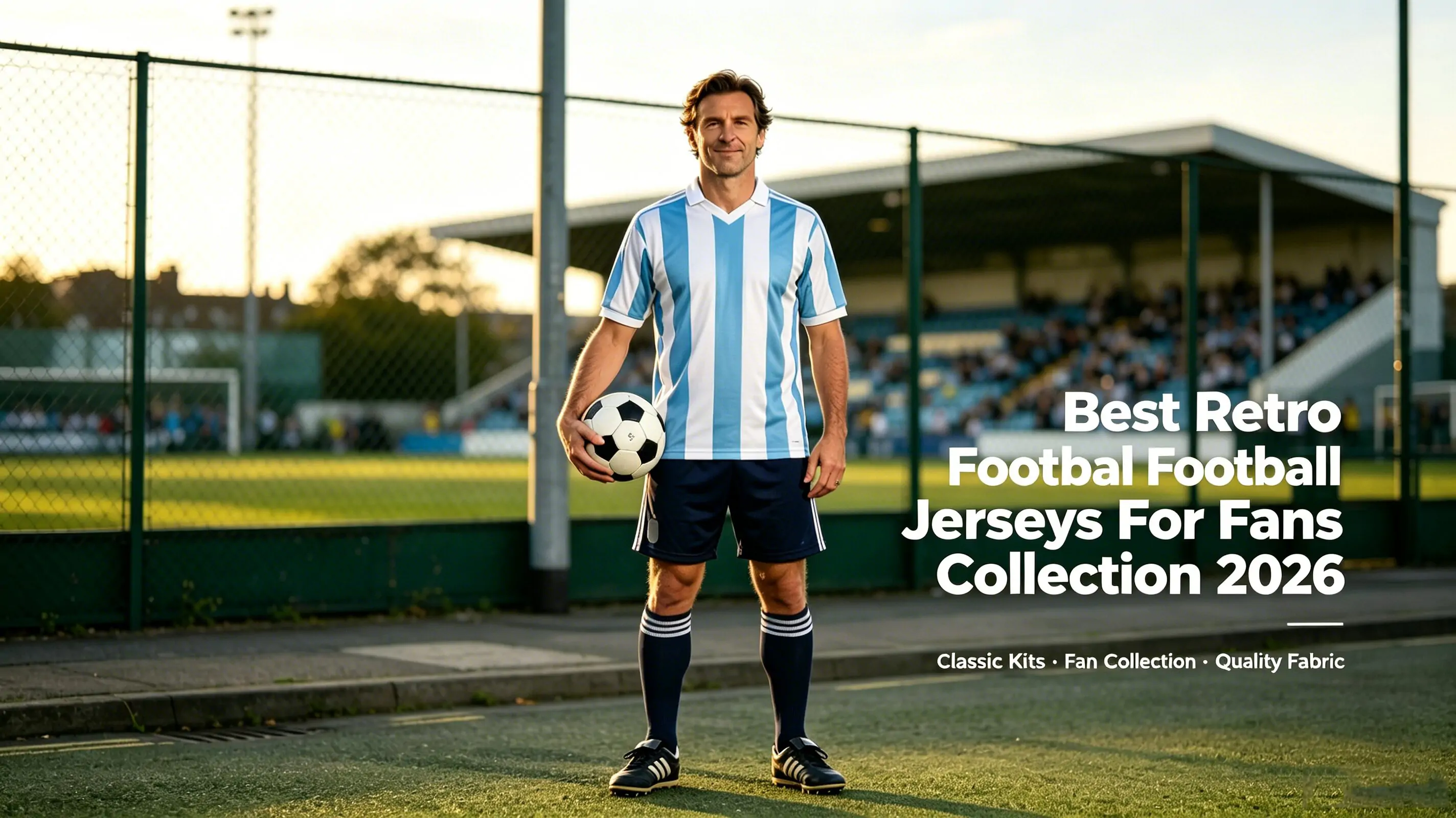 Retro football jersey casual outdoor wear for fans