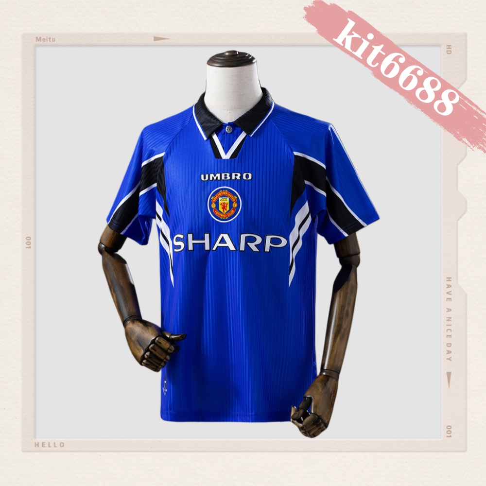 96/98 Manchester United Third Away retro football jersey