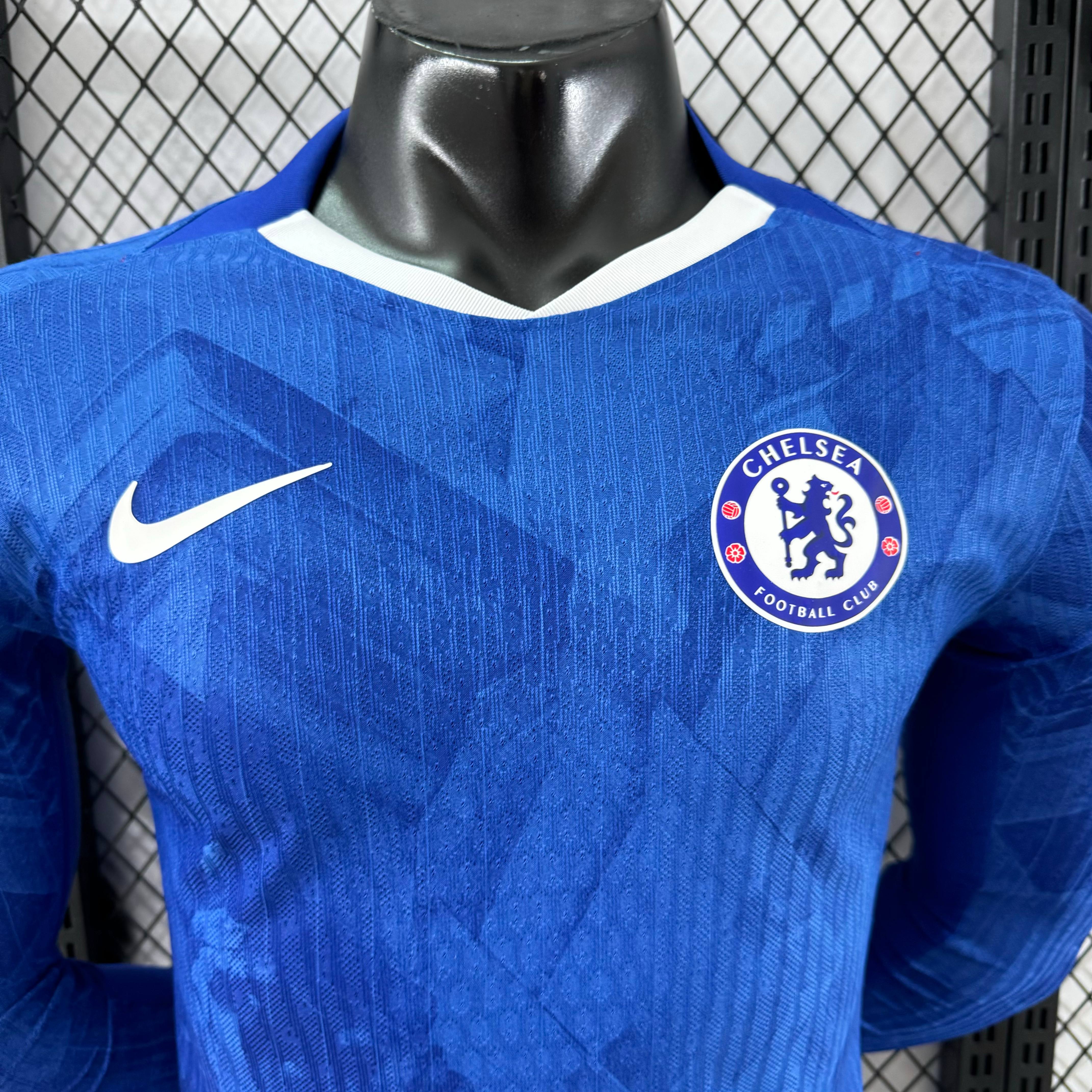 2025/2026 Chelsea Home Long Sleeve Football Shirt (Player)