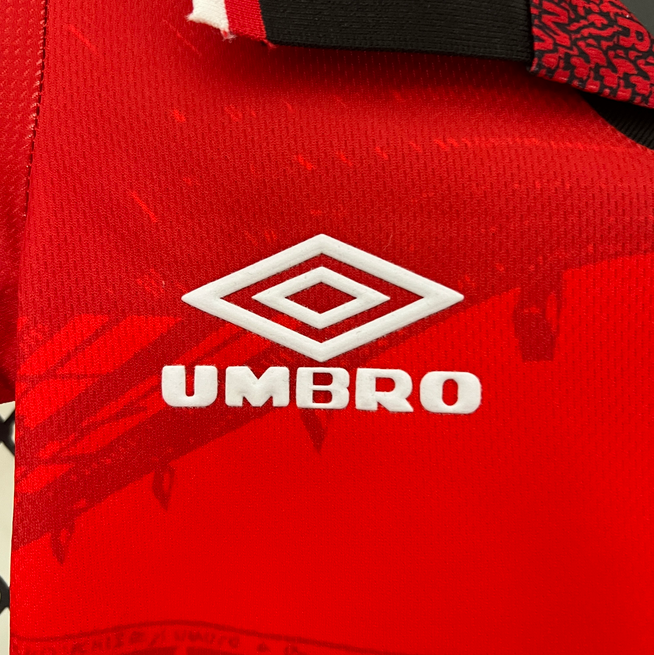 94/96 Manchester United home ground Retro Football Soccer Kids Kit