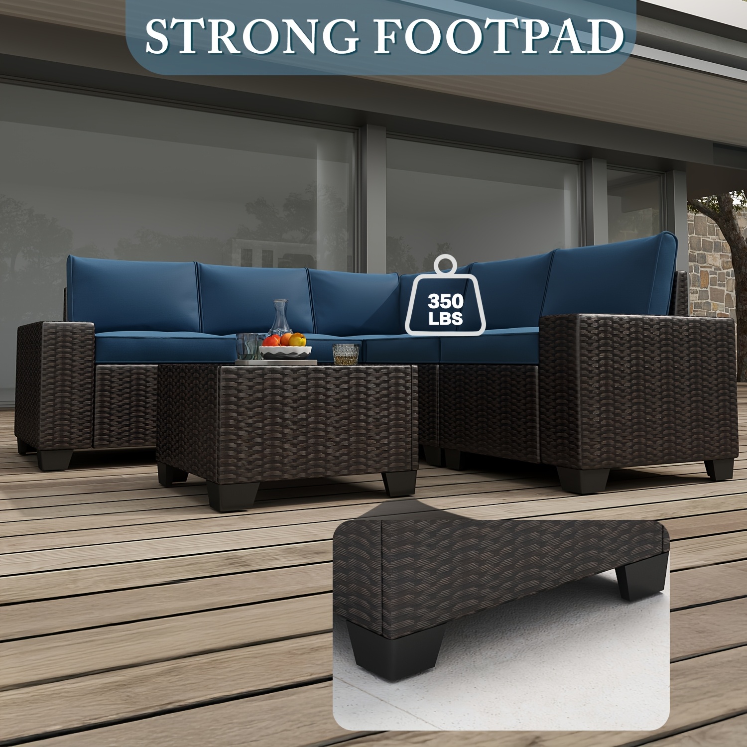6-piece outdoor sofa set