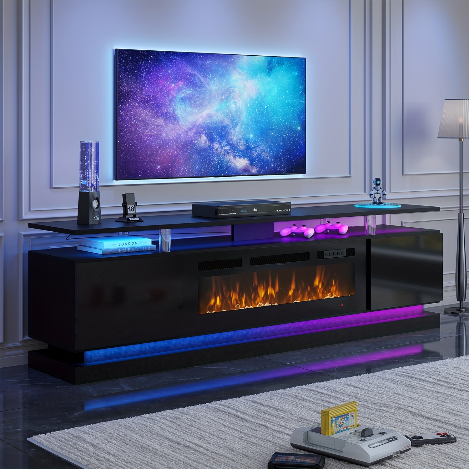 Fireplace TV Stand, 36